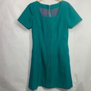 Teal Candy Striper Nurse Style Dress